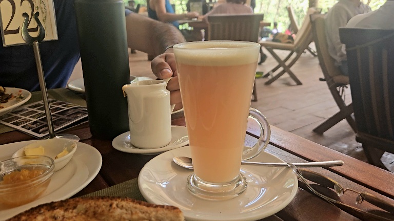 The coffee at River Cafe