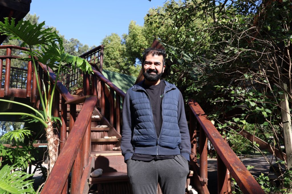 Aliasgher at the Tsitsikamma Lodge with all smiles