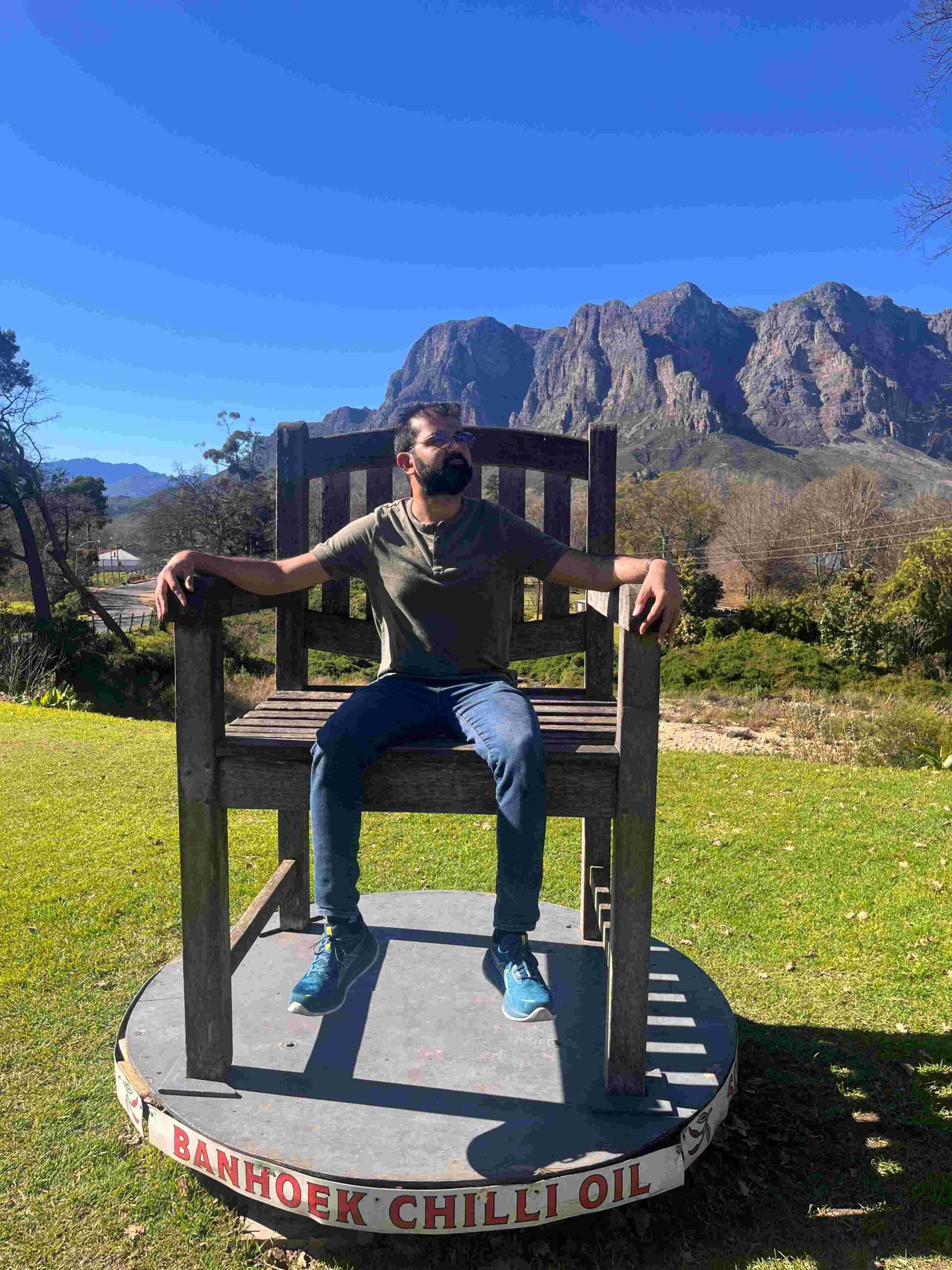 Banhoek Chili Oil tasting Stellenbosch